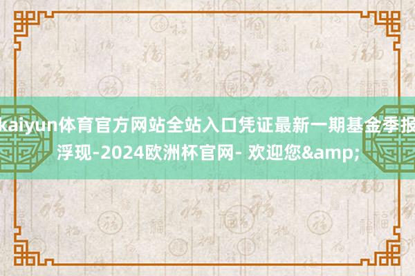 kaiyun体育官方网站全站入口凭证最新一期基金季报浮现-2024欧洲杯官网- 欢迎您&
