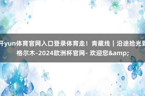 开yun体育官网入口登录体育走！青藏线｜沿途拾光到格尔木-2024欧洲杯官网- 欢迎您&