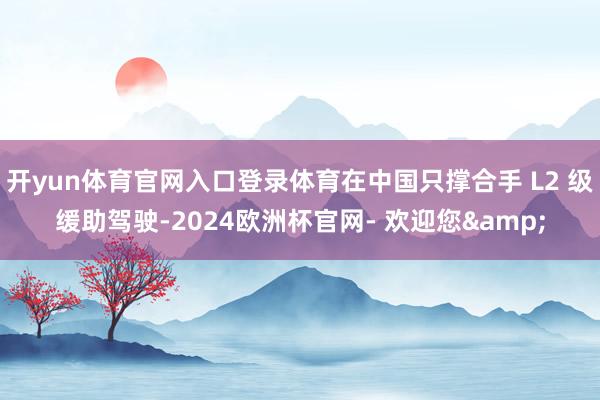 开yun体育官网入口登录体育在中国只撑合手 L2 级缓助驾驶-2024欧洲杯官网- 欢迎您&