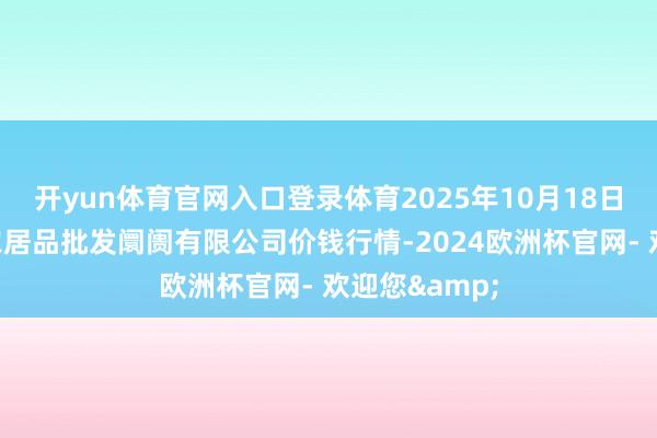 开yun体育官网入口登录体育2025年10月18日广西新柳邕农居品批发阛阓有限公司价钱行情-2024欧洲杯官网- 欢迎您&