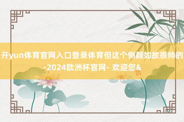 开yun体育官网入口登录体育但这个侧颜如故很帅的-2024欧洲杯官网- 欢迎您&