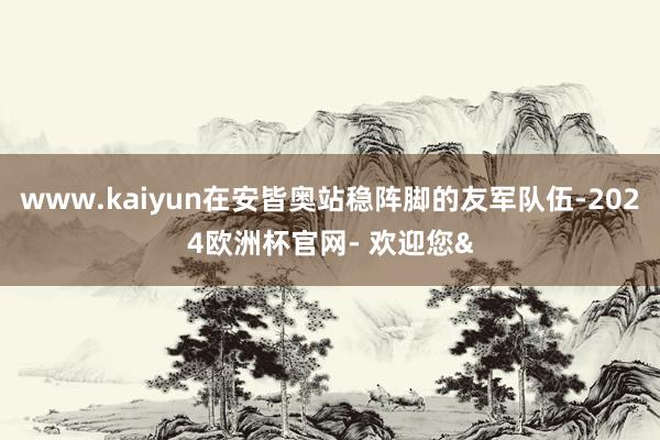 www.kaiyun在安皆奥站稳阵脚的友军队伍-2024欧洲杯官网- 欢迎您&