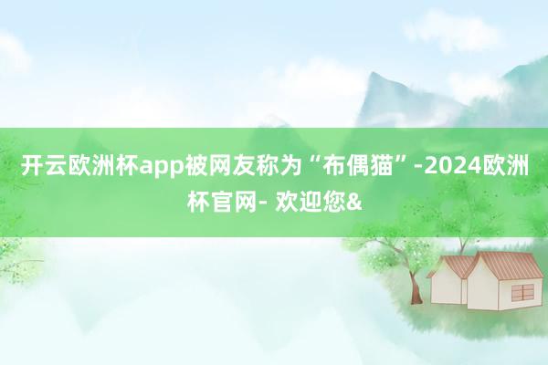 开云欧洲杯app被网友称为“布偶猫”-2024欧洲杯官网- 欢迎您&