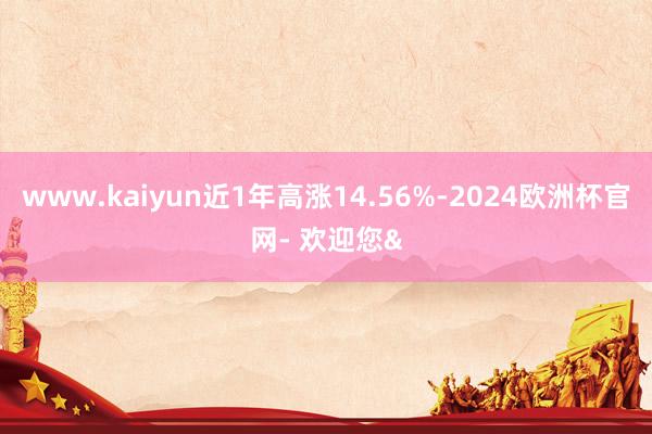 www.kaiyun近1年高涨14.56%-2024欧洲杯官网- 欢迎您&