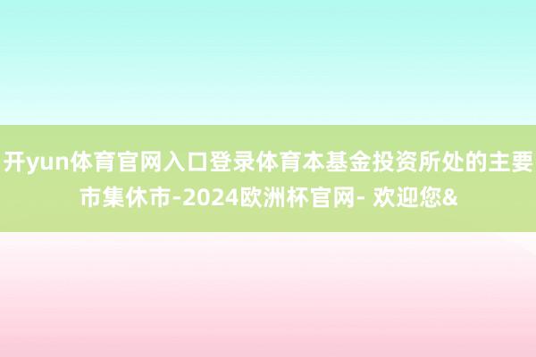 开yun体育官网入口登录体育本基金投资所处的主要市集休市-2