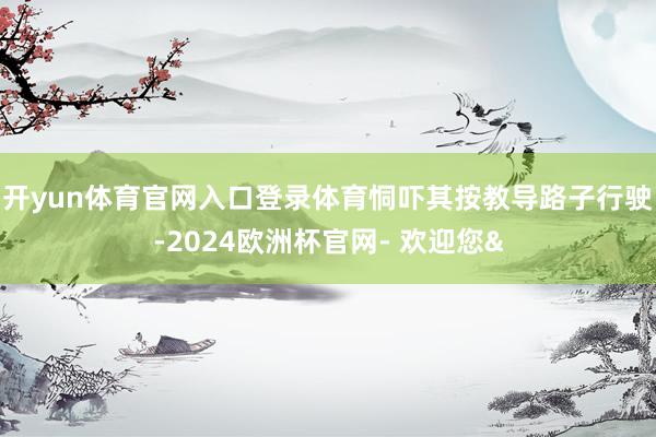 开yun体育官网入口登录体育恫吓其按教导路子行驶-2024欧