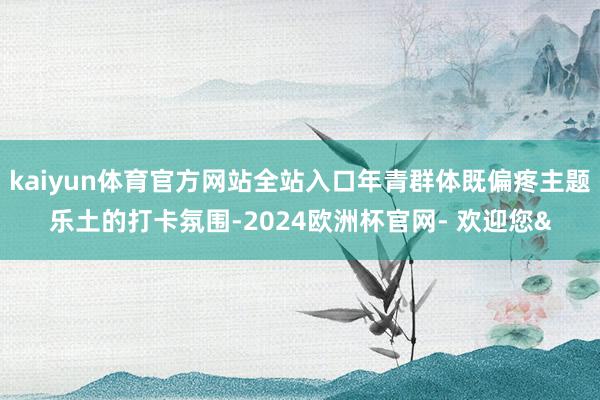 kaiyun体育官方网站全站入口年青群体既偏疼主题乐土的打卡